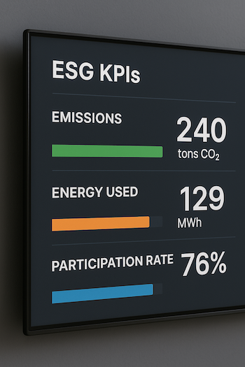 KPIs estratégicos visibles